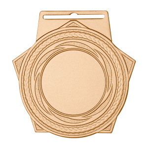 Медаль MZP 504-50/BM (50х50мм, D-25мм,  s-2 мм)