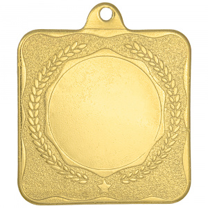 Медаль MZ 118-50/G (46х40мм, D-25мм, s-2мм)